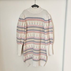 Janie and Jack - Fair Isle sweater dress - size 8